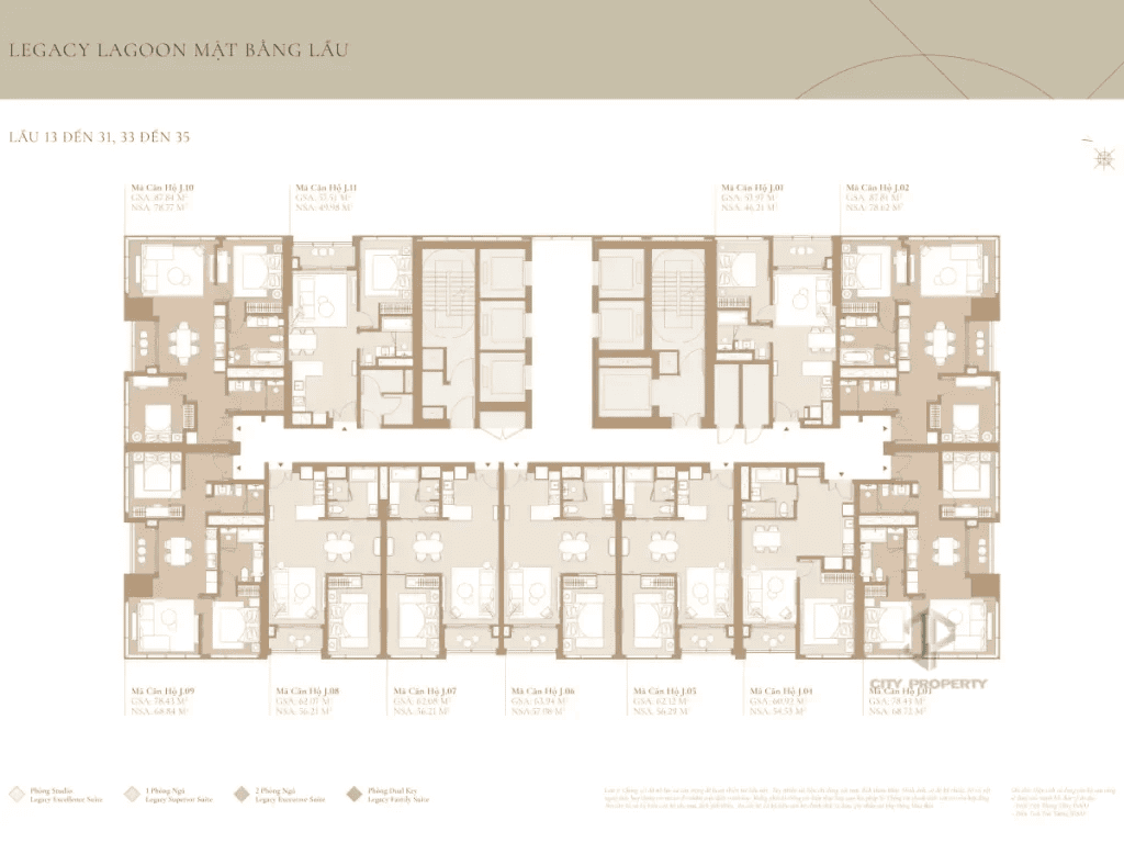Mặt bằng Cove Grand Marina