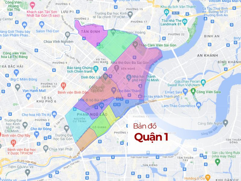 bản đồ quận 1